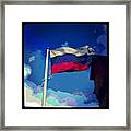 #flag #russian #russia #russian Flag Framed Print