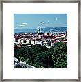Florence From The Piazza Michelangelo Framed Print