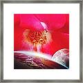 Flower Universe Framed Print