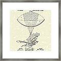 Flying Machine Spalding 1889 Patent Art Framed Print