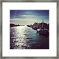 Foce Del #tevere #fiumicino #roma Framed Print