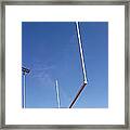 Football Goal Framed Print