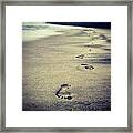 Footsteps Framed Print
