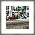 Found These #cool #cars Walking Down Framed Print