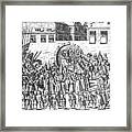 Frankfurt Jews, 1616 Framed Print