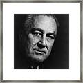 Franklin Delano Roosevelt  - President Of The United States Of America Framed Print