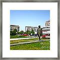 The Monument Of Kosta Stamenkovic Leskovac Framed Print