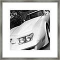 From My Hood #corvette #car #hotrod Framed Print