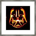 Front Of My First Pumpkin Ever Carved Framed Print