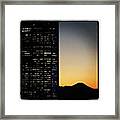 Fuji-san Sunset Framed Print