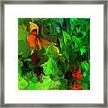 Garden Abstract  073012 Framed Print