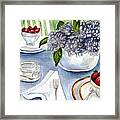 Garden Tea Party Framed Print