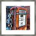 Gas Pump Framed Print