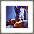#gay #love #sex #top #bottom #hot  #bed Framed Print