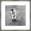 Gene Sarazen Playing Golf Framed Print