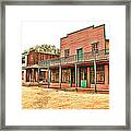 Ghost Town In The Mountain Framed Print