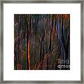 Ghost Trees At Sunset - Abstract Nature Photography Framed Print by Michelle Wrighton