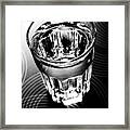 Glass Of Water Framed Print