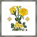 Gold And Green For Saint Patrick Framed Print