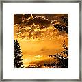 Golden Sky 2 Framed Print