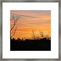 Golden Sky Framed Print