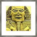 Golden Sphinx Framed Print