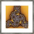 Golden Triangle Fractal Framed Print