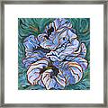 Goldfish Explore The Cecropia Framed Print