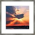 Good Evening From Biloxi Framed Print