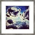 Good Friday #heaven #sky #hdr #clouds Framed Print