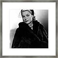 Grace Kelly In The Early 1950s Framed Print