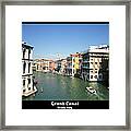 Grand Canal   Venice Italy Framed Print