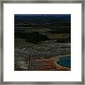 Grand Prismatic Spring Yellowstone National Park Framed Print