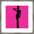 Graphic Hepburn Framed Print