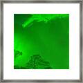 Green Sky River Framed Print
