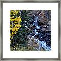 Guanella Falls Framed Print