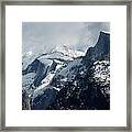 Half Dome Cloud's Rest Winter Framed Print