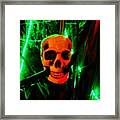 #halloween#skull#nightmare#scary#spooky Framed Print