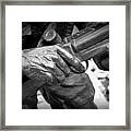 Hands Of War Framed Print