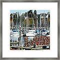 Harbor At Bellingham Framed Print