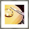 Hard Disk Detail Framed Print