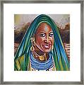 Hausa Beauty Framed Print
