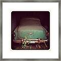 Haven't Run In Ages. #chevy #chevrolet Framed Print