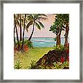 Hawaiian Oceanside Framed Print
