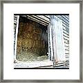 'hay Barn At Serenbe' Framed Print