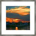 Heaven Let Your Light Shine Down Framed Print