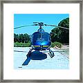 Helicopter Connection Framed Print
