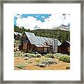 Hidden Mine In The Mountains Framed Print