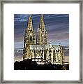 High Cathedral Of Sts. Peter And Mary In Cologne Framed Print