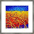 Homage To Vincent's Wheatfield Framed Print